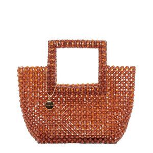 Dolce Vita Orange Woven Shoulder Bag